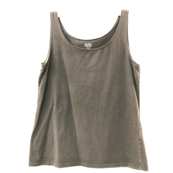 Eileen Fisher Tops - Eileen Fisher Black Sleeveless Tank Top